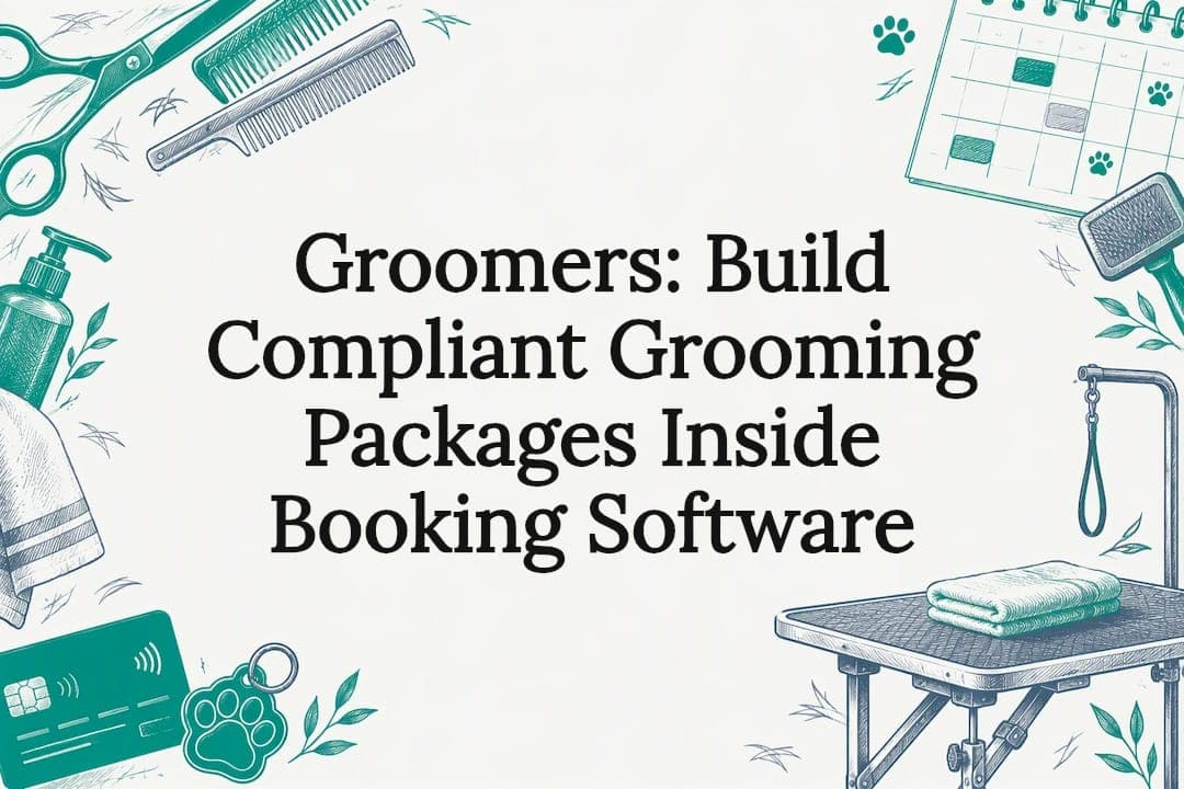 Groomers: Build Compliant Grooming Packages Inside Booking Software