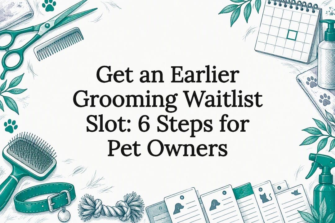 Get an Earlier Grooming Waitlist Slot: 6 Steps for Pet Owners