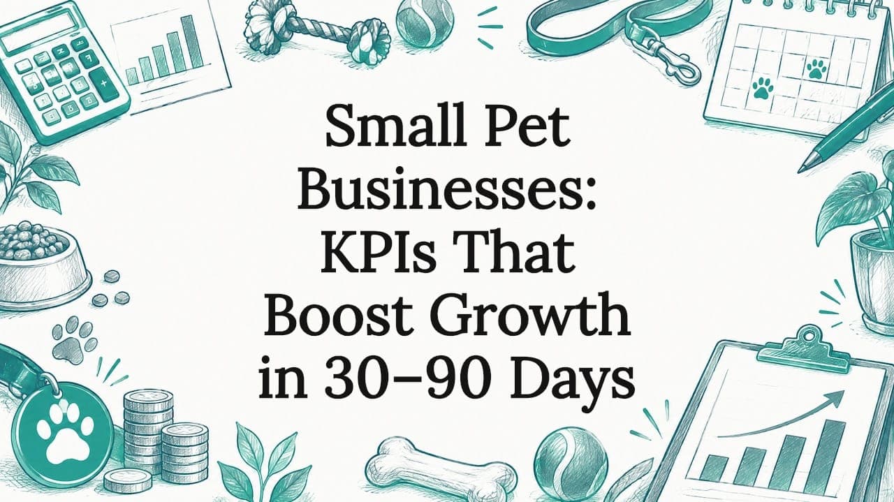 Small Pet Businesses: KPIs That Boost Growth in 30–90 Days