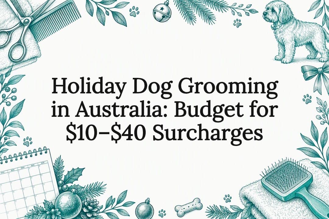 Holiday Dog Grooming in Australia: Budget for $10–$40 Surcharges
