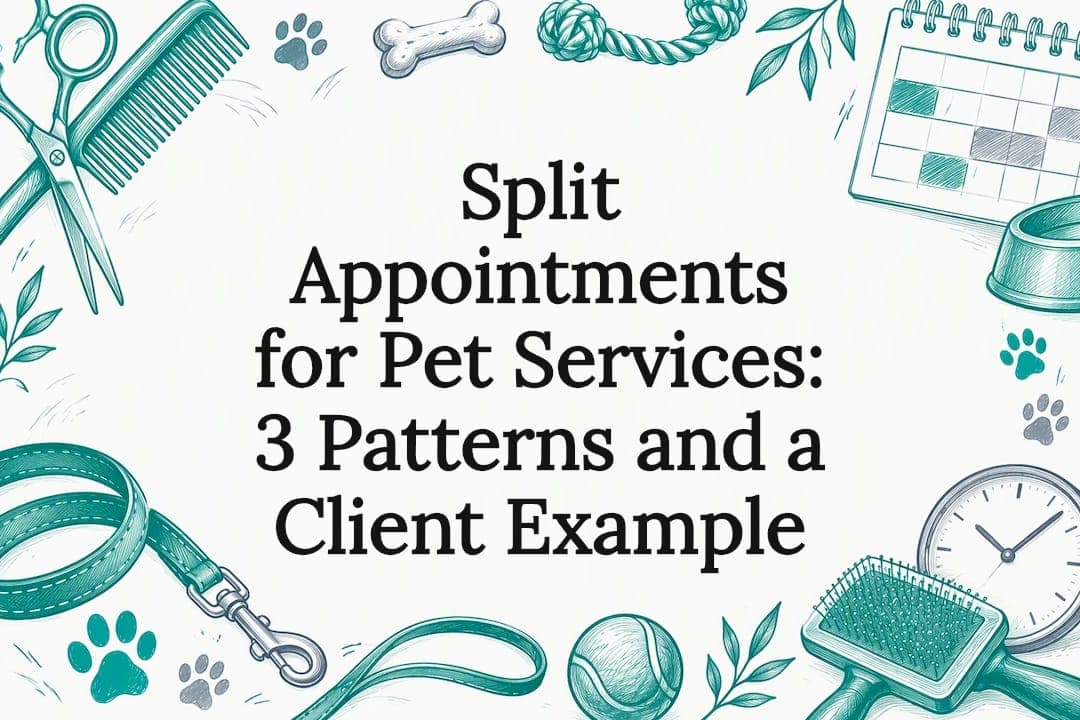 Split Appointments for Pet Services: 3 Patterns and a Client Example